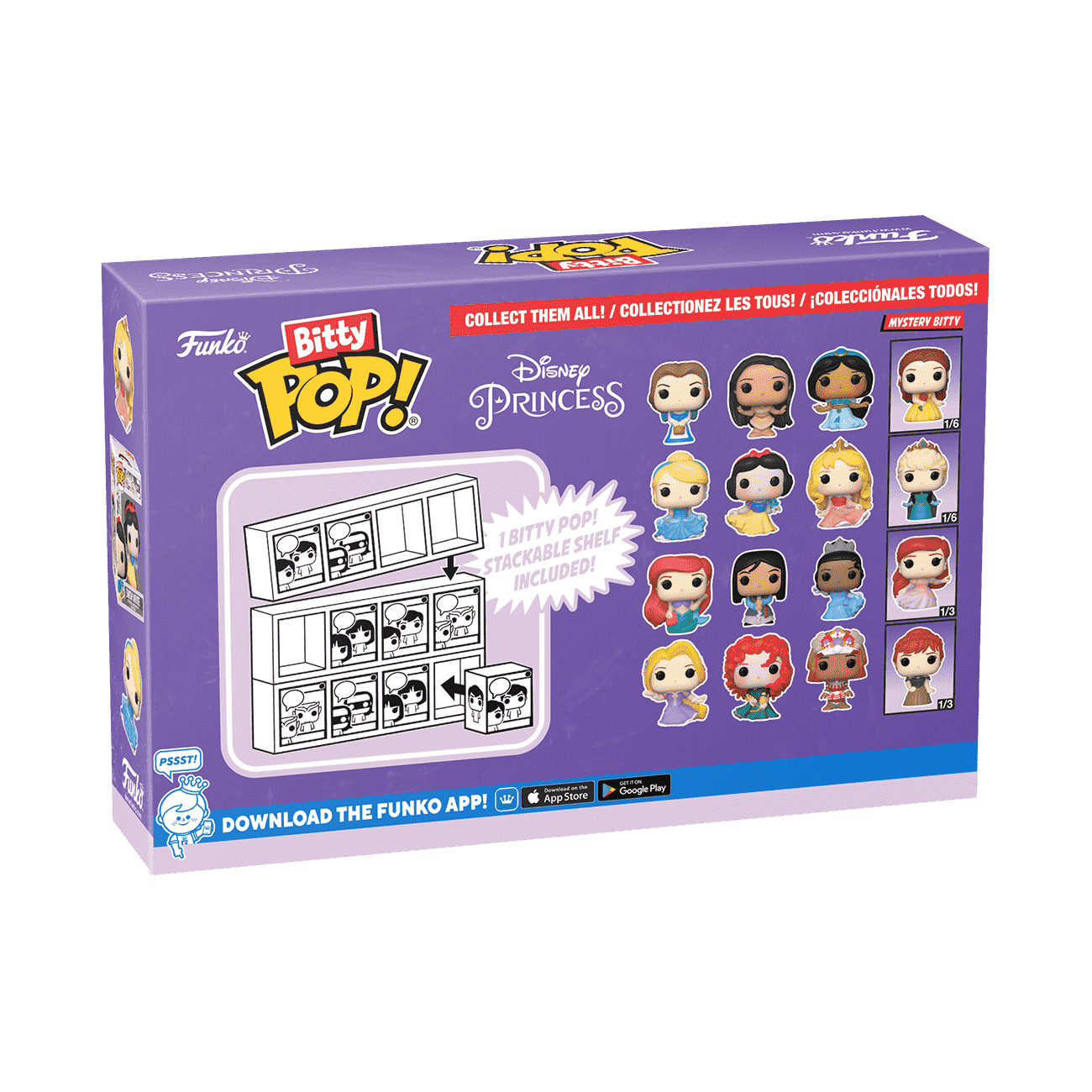 Bitty Pop! Disney Princess 4-Pack Series 3 - Image 3