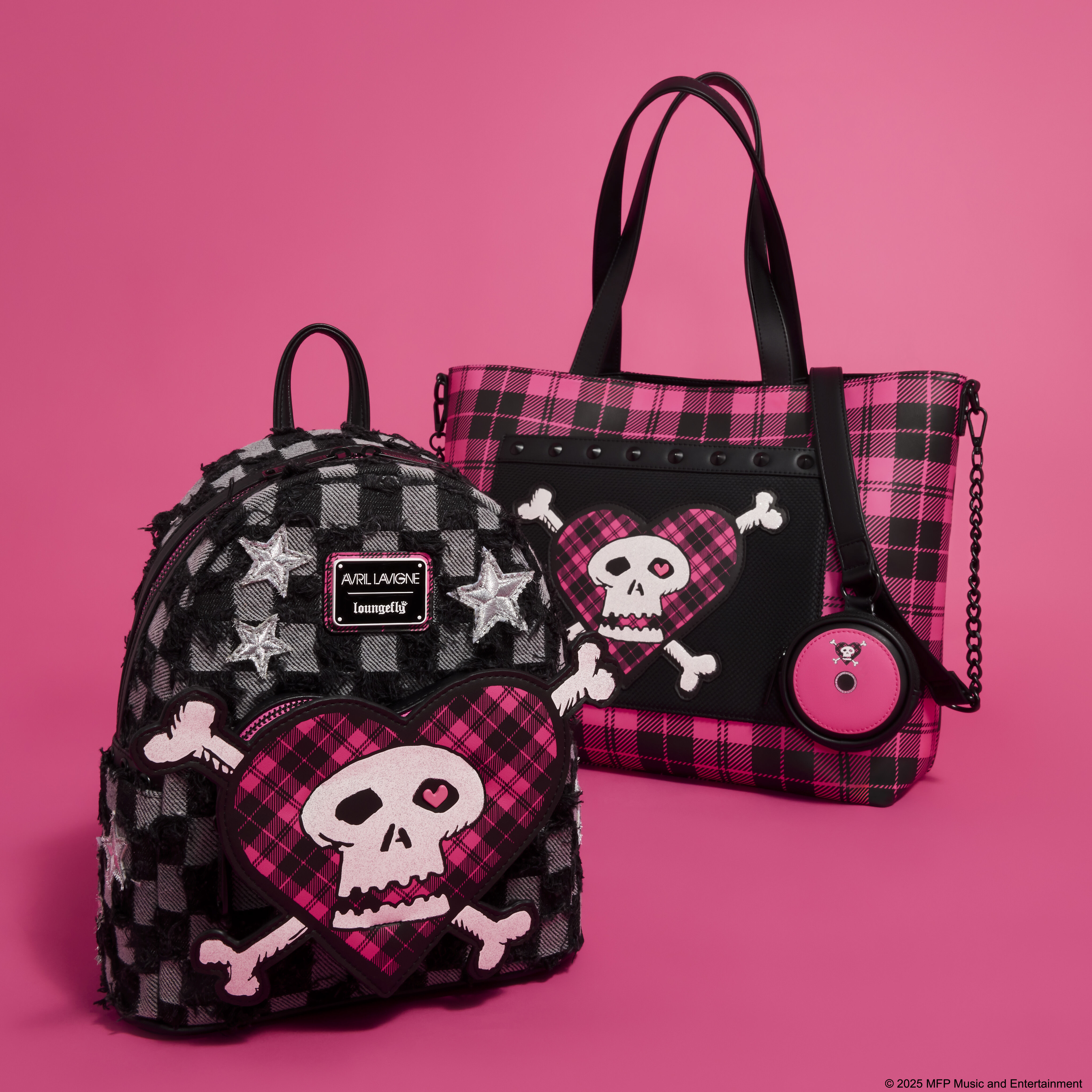 Avril Lavigne Logo Tote Crossbody Bag with Coin Bag - Image 4