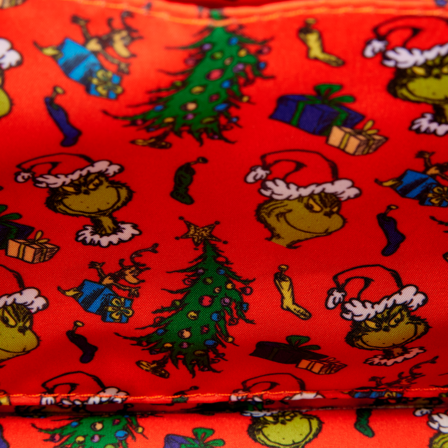 Dr. Seuss How the Grinch Stole Christmas! Holiday Color-In Crossbody Bag - Image 8