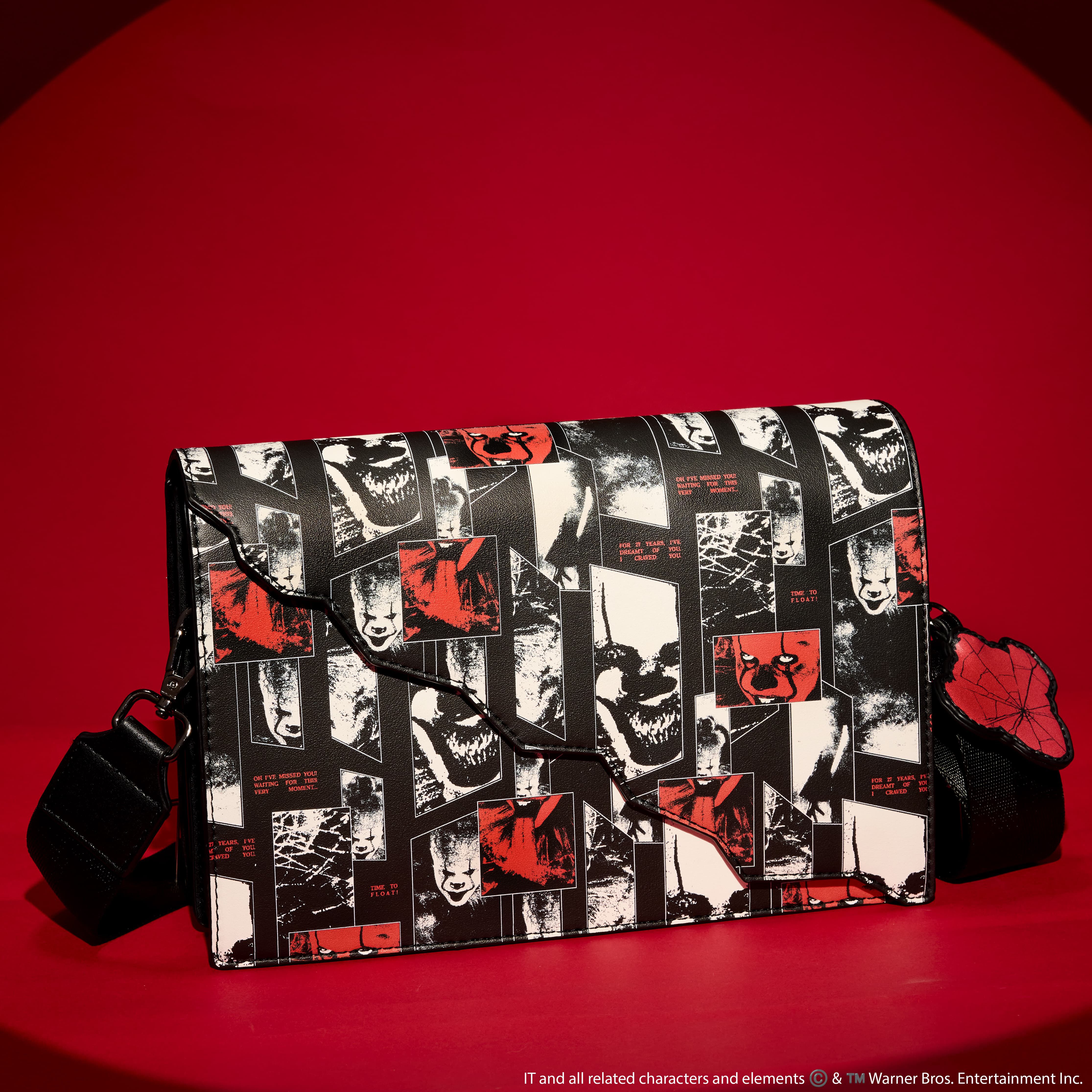 I Heart Horror It Pennywise Glow Crossbody Bag - Image 2