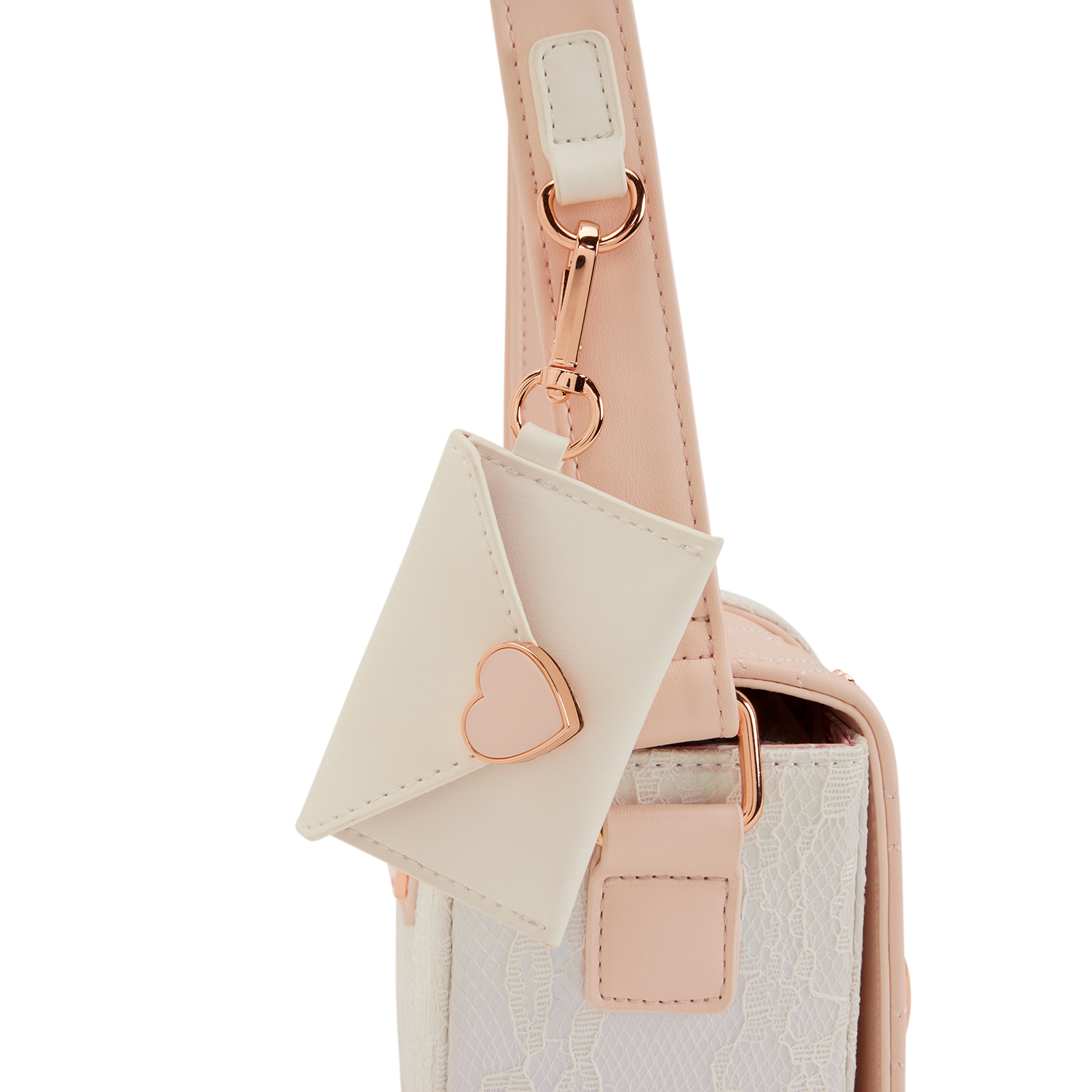Loungefly Valentine's Day Heart Envelope Crossbody Bag with Coin Bag - Image 3