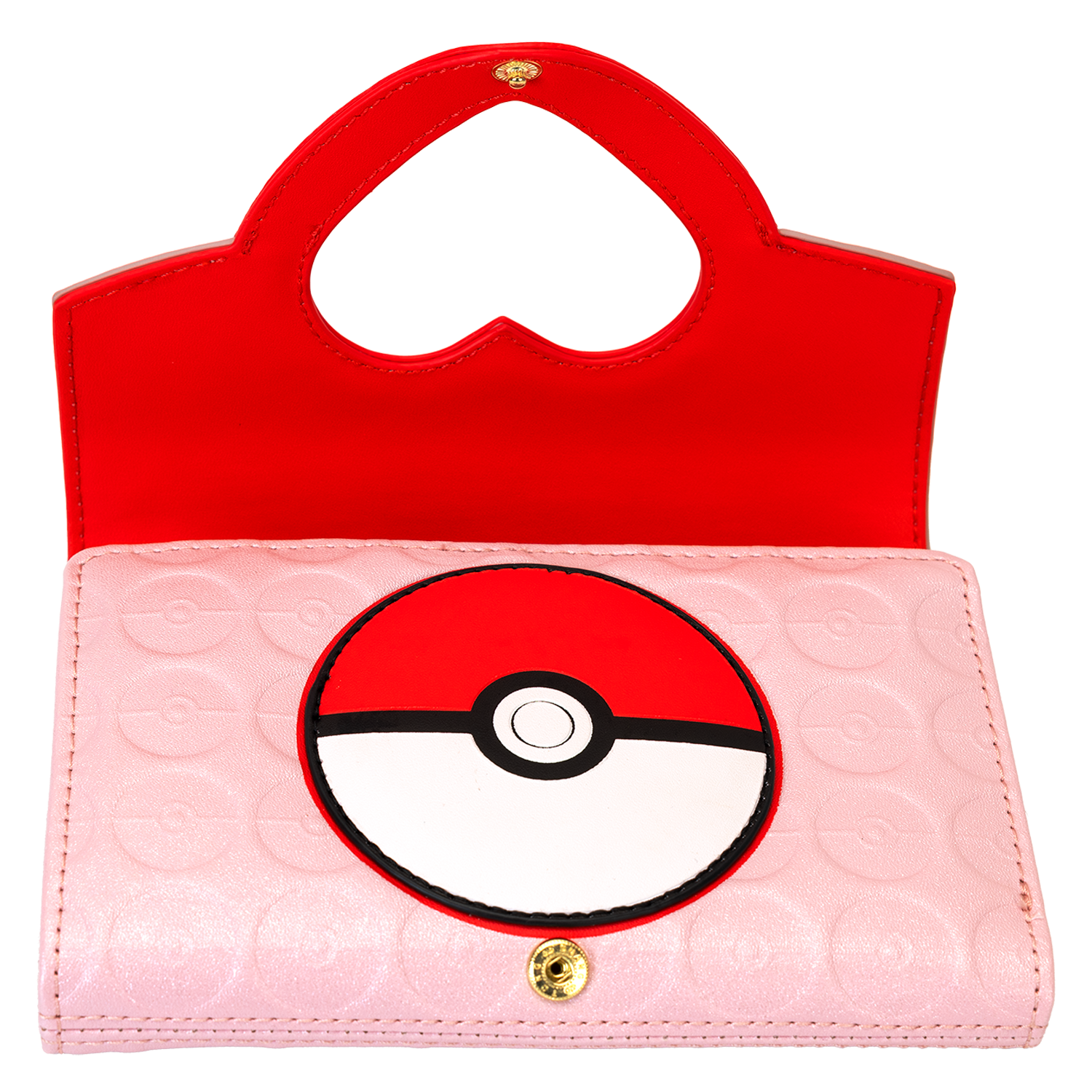 Pokémon Exclusive I Choose You Hearts Flap Zip Around Wallet - Image 4