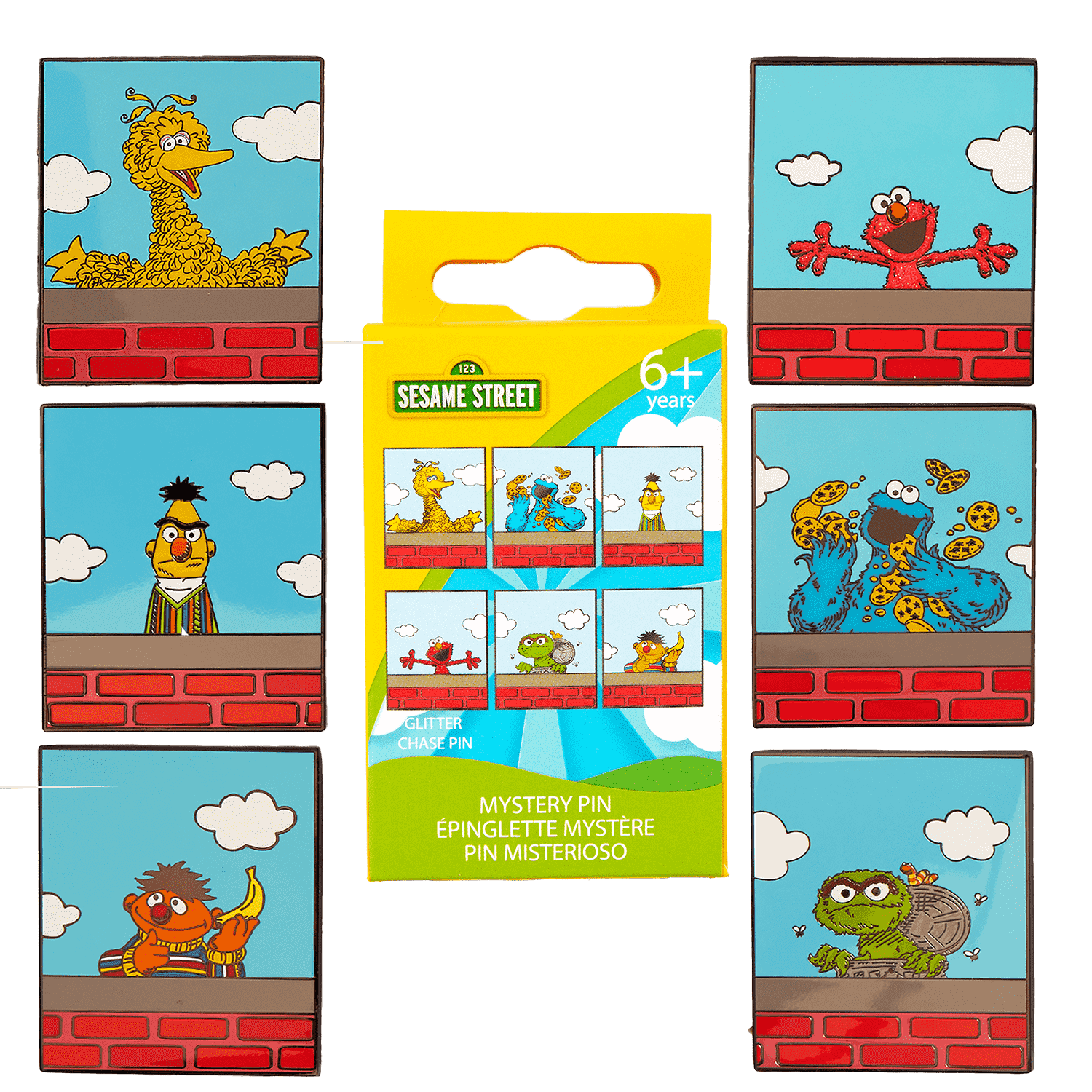 Sesame Street Neighborhood Friends Mystery Box Pin