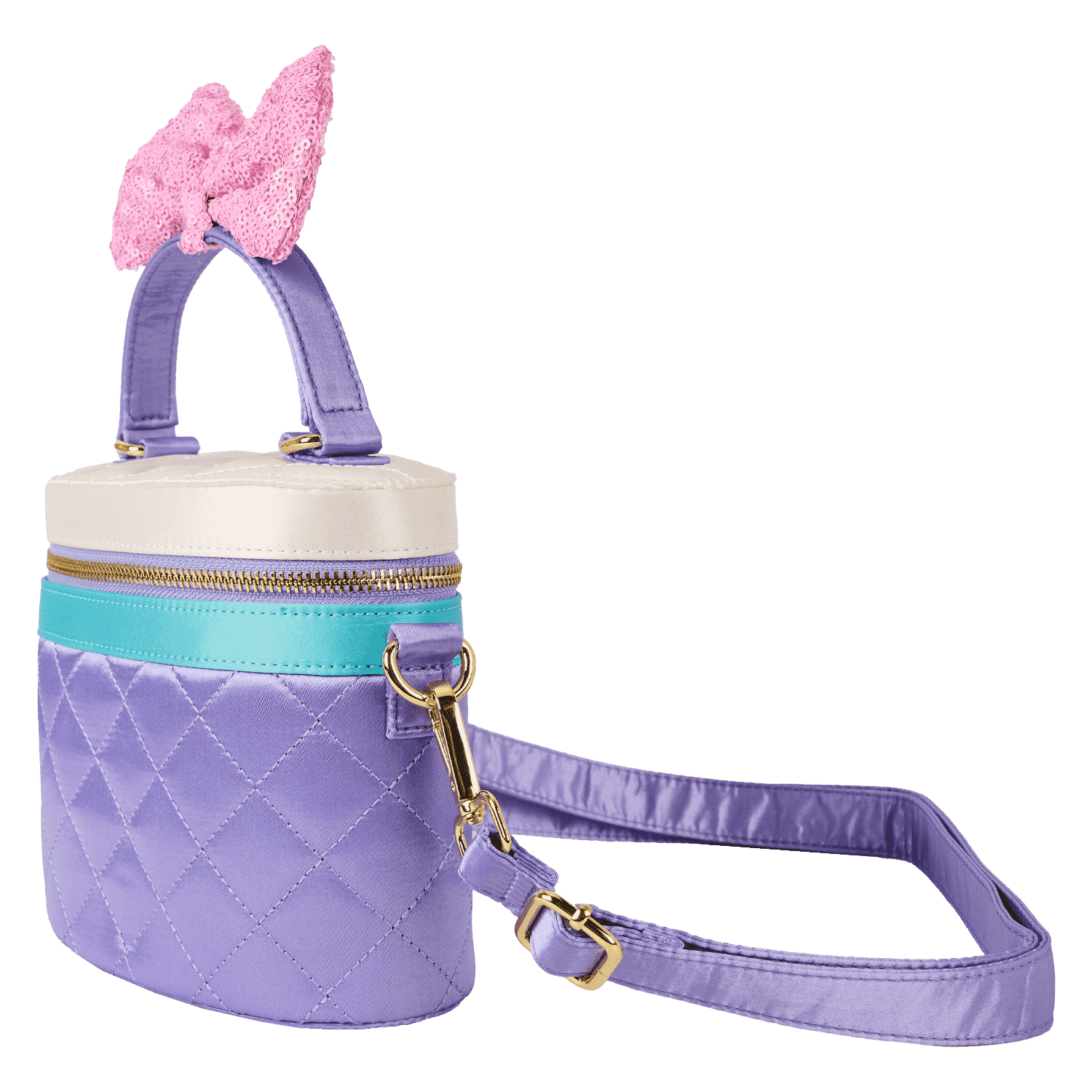 Daisy Duck 85th Anniversary Sequin Quilted Crossbody Bag - Image 3