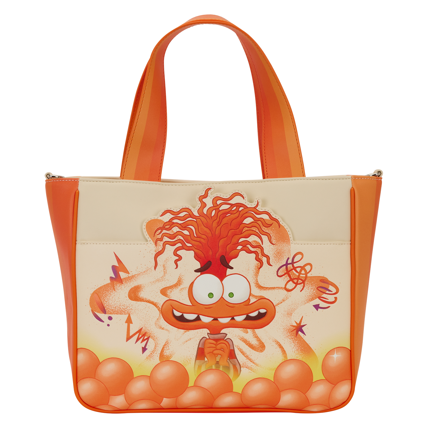 Inside Out 2 Anxiety Tote Crossbody Bag with Coin Bag - Image 5